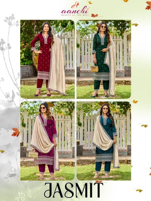 Aanchi jasmit 3pcs bangalore chickpet wholesale readymade kurti market
